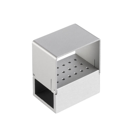 PORTA PUNTA FRESA ACCIAIO INOX - 18 posti
