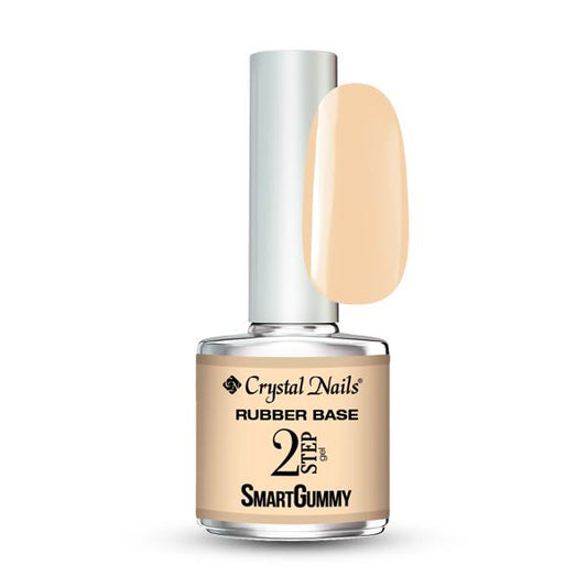 Crystal Nails - Smart Gummy Rubber Base Gel Nr11 Tender Peach 8ml
