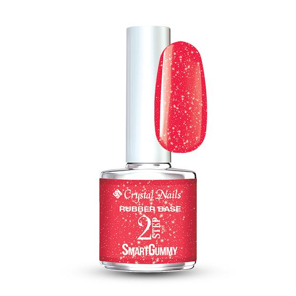 Crystal Nails - Smart Gummy Rubber Base Gel Nr26 Sunshine Coral 8ml