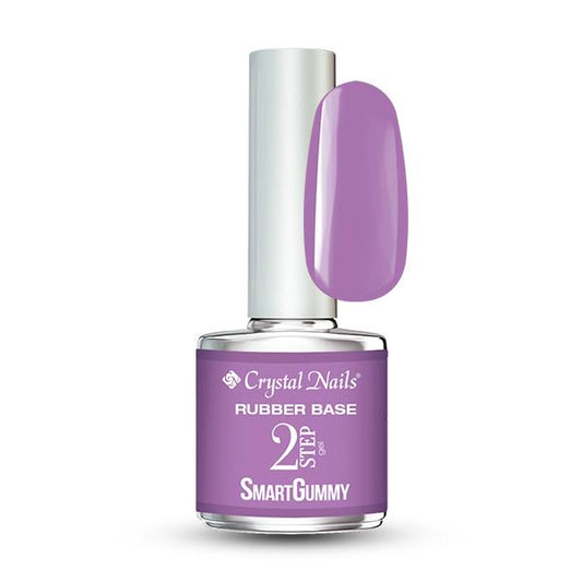 Crystal Nails - Smart Gummy Rubber Base Gel Nr28 Amethyst 8ml