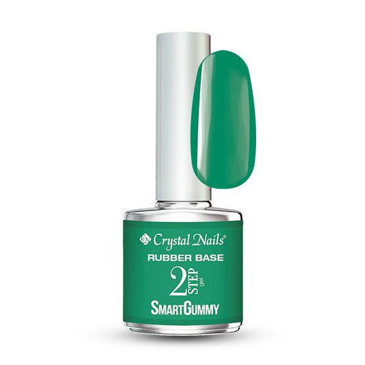 Crystal Nails - Smart Gummy Rubber Base Gel Nr32 Glowy Jungle 8ml