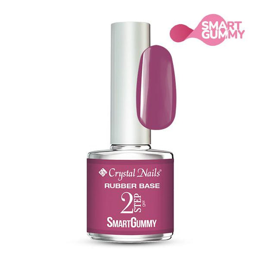 Crystal Nails - Smart Gummy Rubber Base Gel Nr38 Rose Violet 8ml