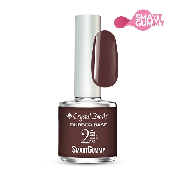 Crystal Nails - Smart Gummy Rubber Base Gel Nr39 Red Dahlia 8ml