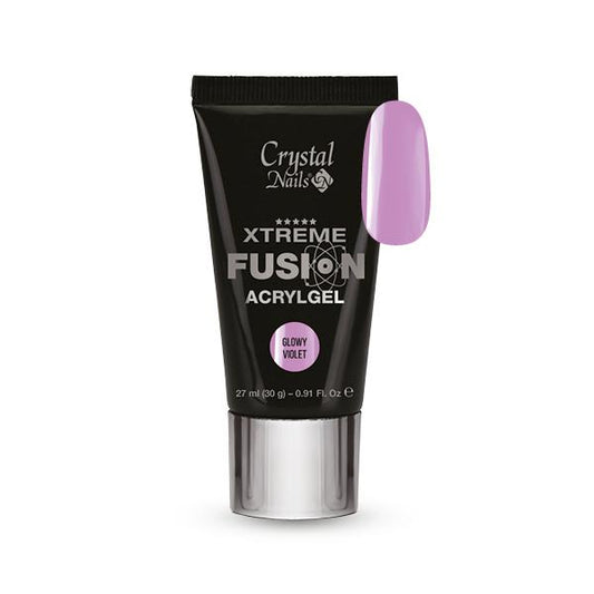 CRYSTAL NAILS - XTREME FUSION ACRYLGEL Glowy Violet