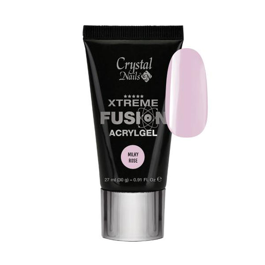 CRYSTAL NAILS - XTREME FUSION ACRYLGEL Milky Rose