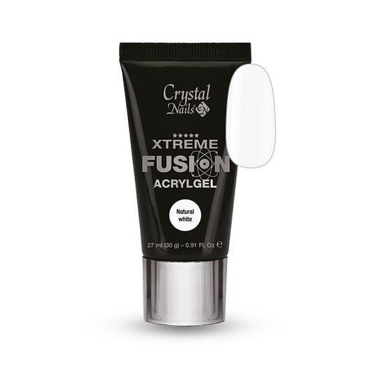 CRYSTAL NAILS - XTREME FUSION ACRYLGEL Natural White