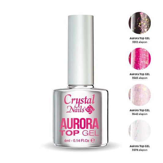 CRYSTAL NAILS - AURORA TOP GEL