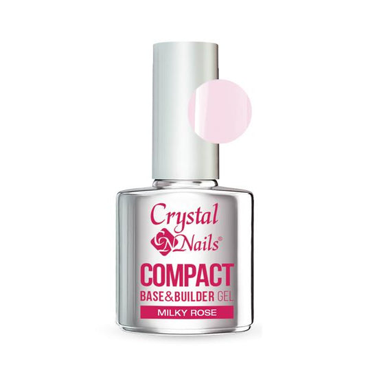 CRYSTAL NAILS - COMPACT BASE GEL Milky Rose