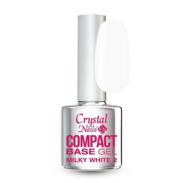 CRYSTAL NAILS - COMPACT BASE GEL Milky white 2