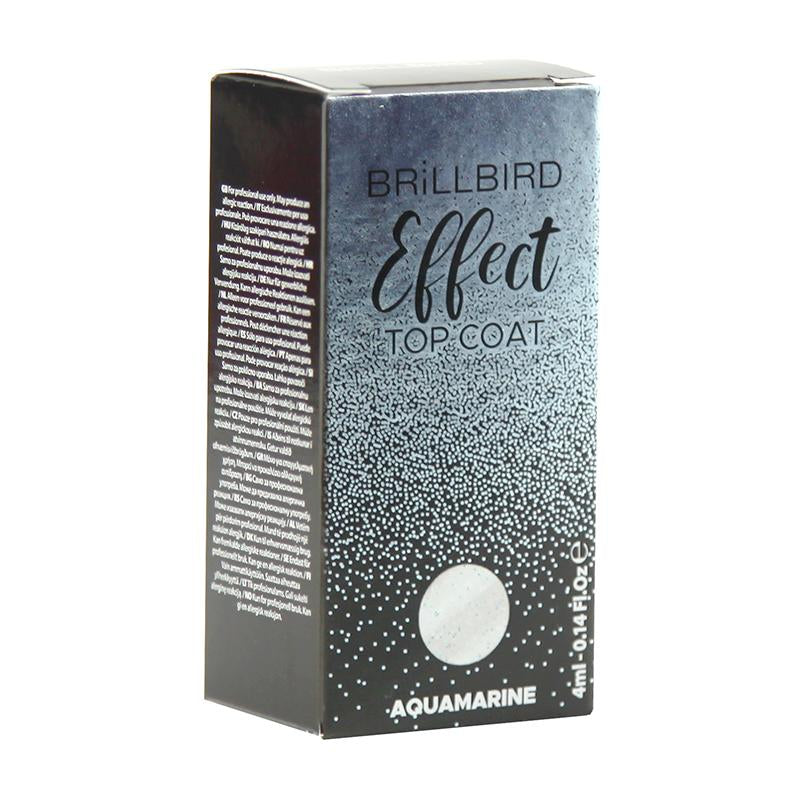 BRILLBIRD - EFFECT TOP COAT – Aquamarine 4 ml.