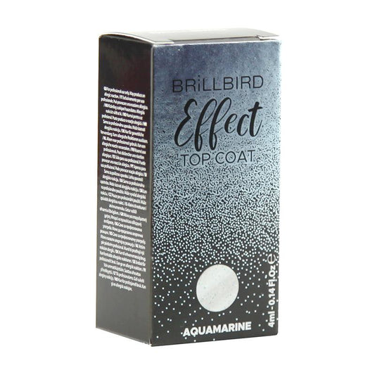 BRILLBIRD - EFFECT TOP COAT – Aquamarine 4 ml.