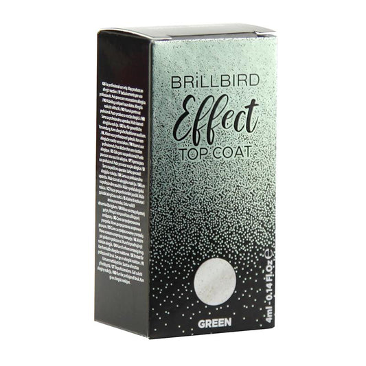 BRILLBIRD - EFFECT TOP COAT – Green 4 ml.