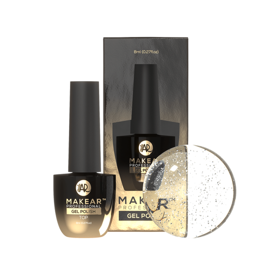 MAKEAR - Top No Wipe Silver - 8 ml.