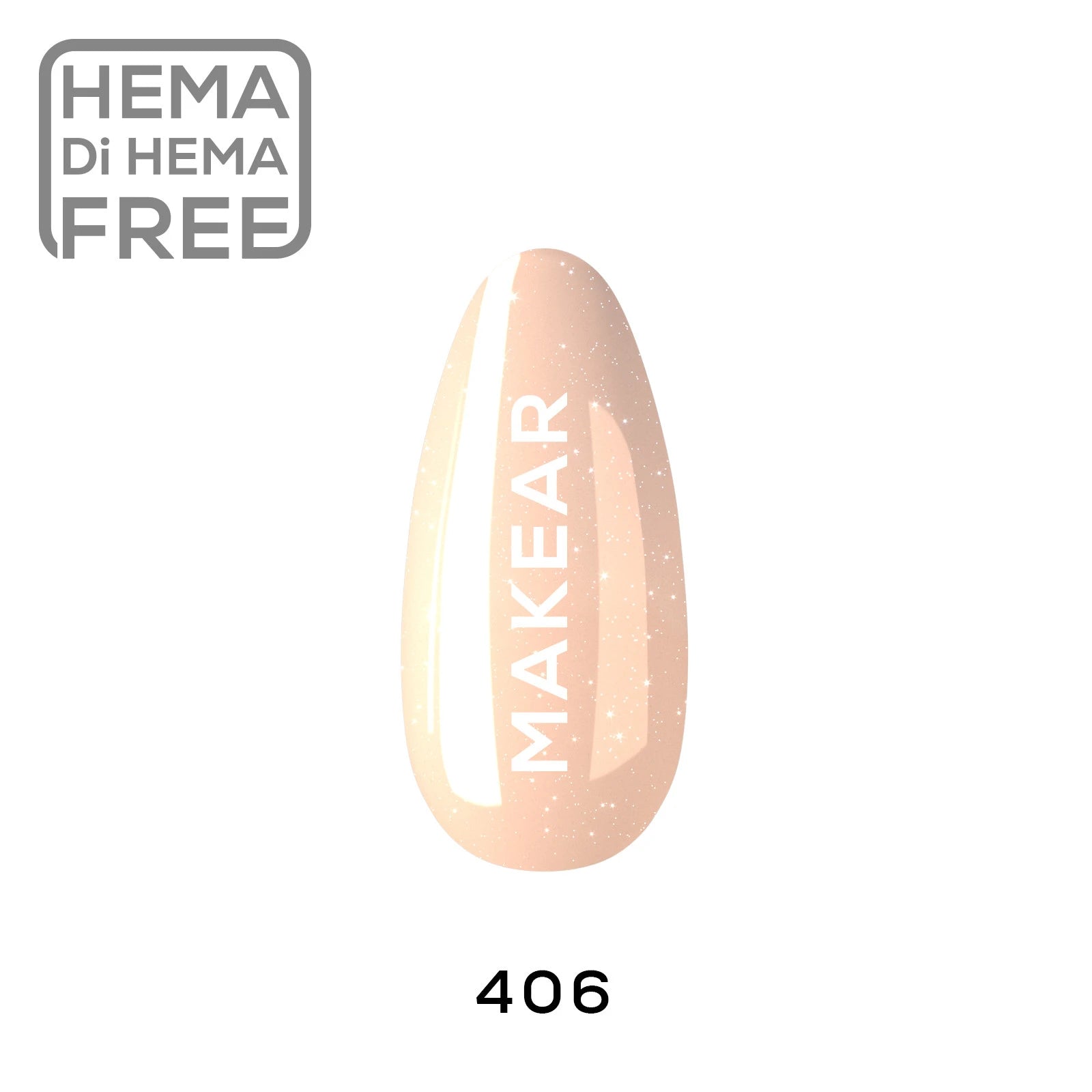 Makear - 406 UV Gel Polish Makear 8 ml