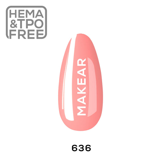 MAKEAR - 636 - UV Gel Polish 8 ml.
