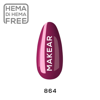 MAKEAR - 864 - UV Gel Polish 8 ml.
