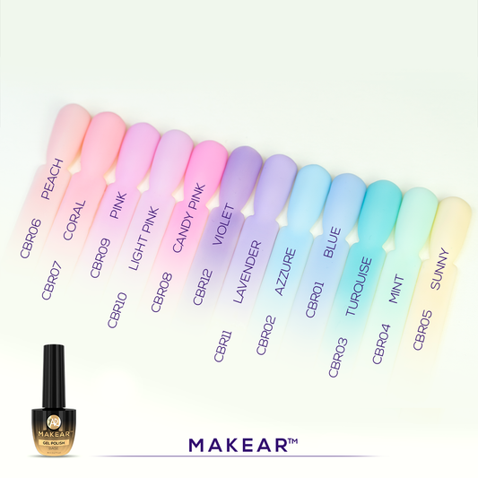 Makear - Color Rubber Base CRB01 Blue - 8ml
