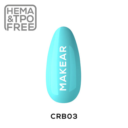 MAKEAR - Color Rubber Base CRB03 Turquoise - 8ml