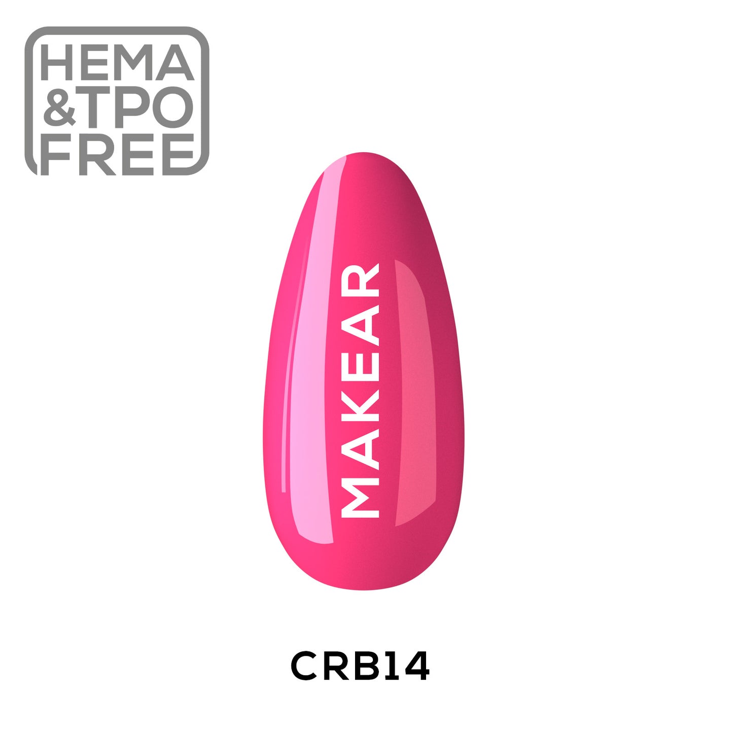 MAKEAR - Juicy Rubber Base CRB14 Pop Pink - 8ml
