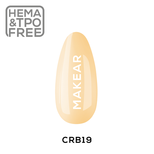 MAKEAR - Color Rubber Base CRB19 Nude Yellow - 8ml
