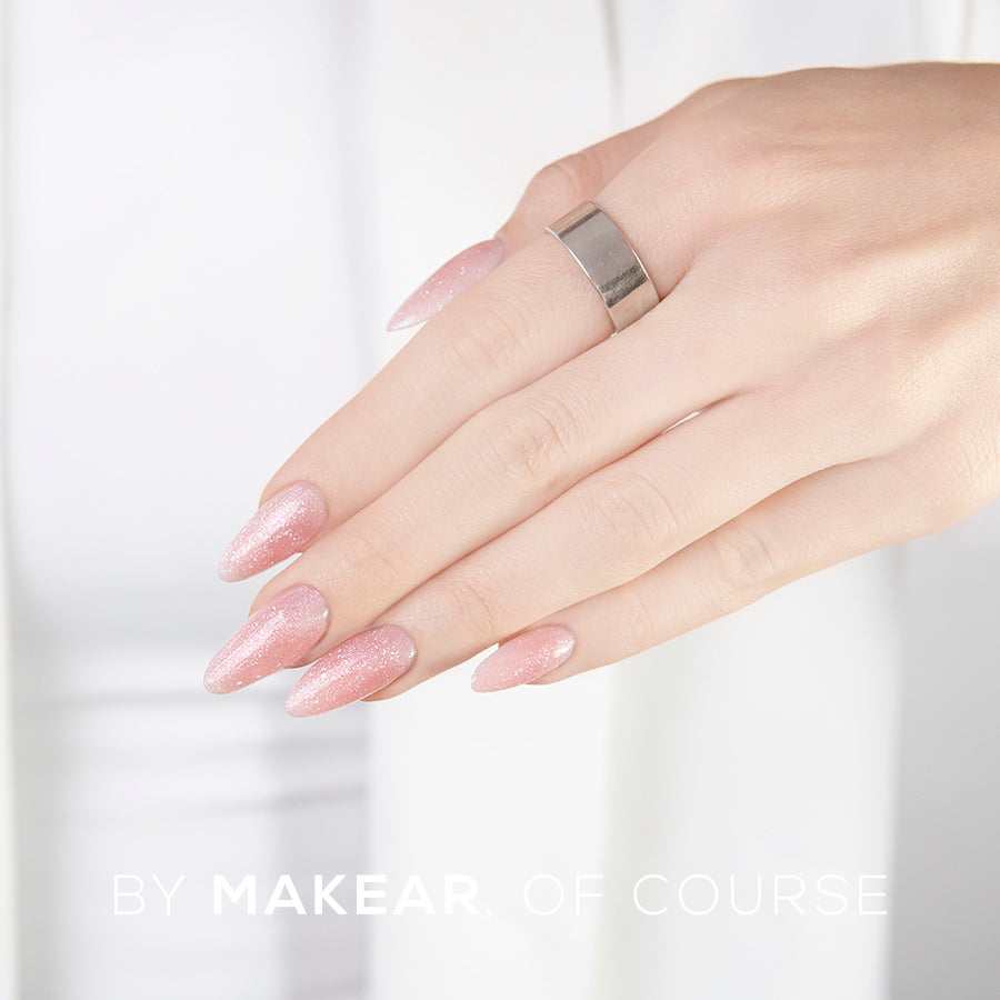 Makear - HG15 Challengel Shimmer Dark Rose - builder gel