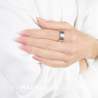 Makear - HG15 Challengel Shimmer Dark Rose - builder gel