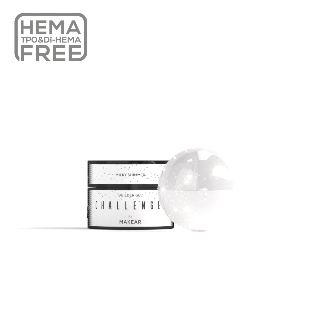Makear - HG11 Challengel Shimmer Milky - builder gel