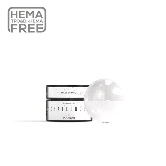 Makear - HG11 Challengel Shimmer Milky - builder gel