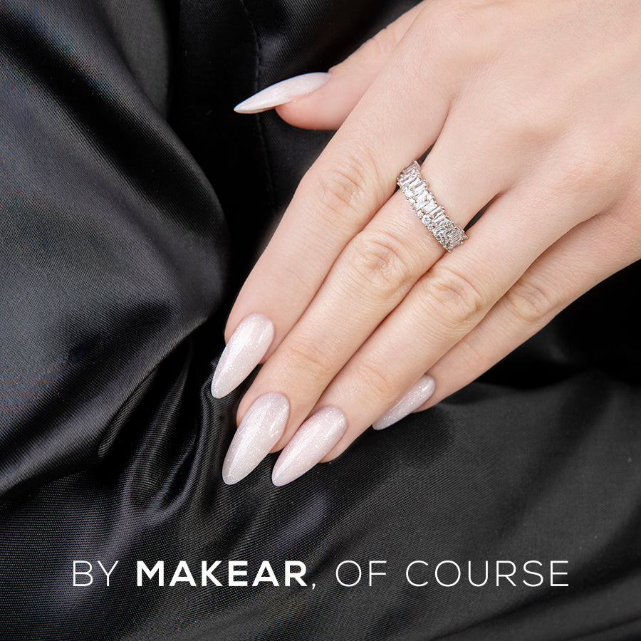 Makear - HG12 Challengel Shimmer Milky Pink - builder gel