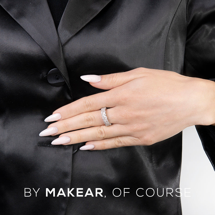 Makear - HG12 Challengel Shimmer Milky Pink - builder gel