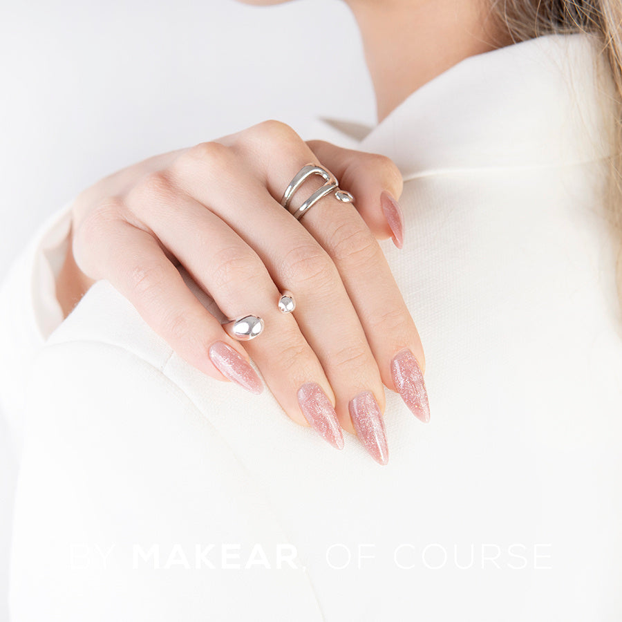 Makear - HG16 Challengel Shimmer Nude – builder gel