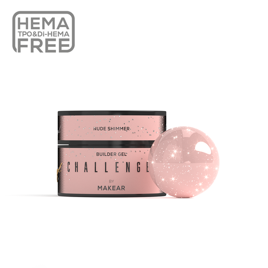 Makear - HG16 Challengel Shimmer Nude – builder gel