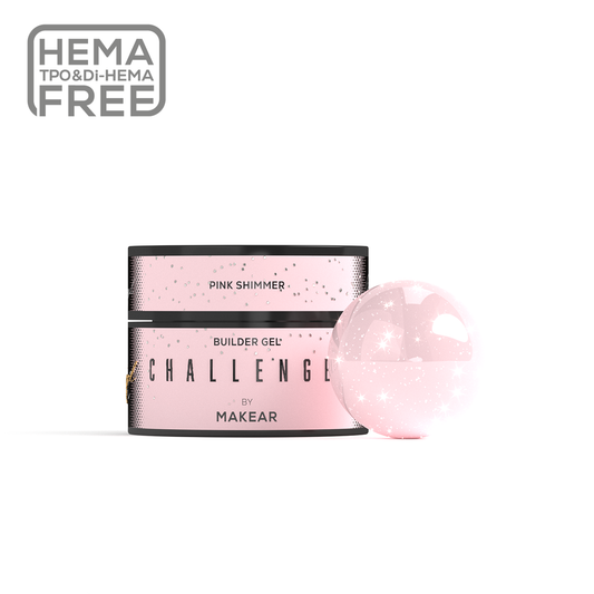 Makear - HG13 Challengel Shimmer Pink - builder gel