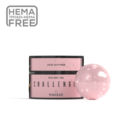 Makear - HG14 Challengel Shimmer Rose - builder gel