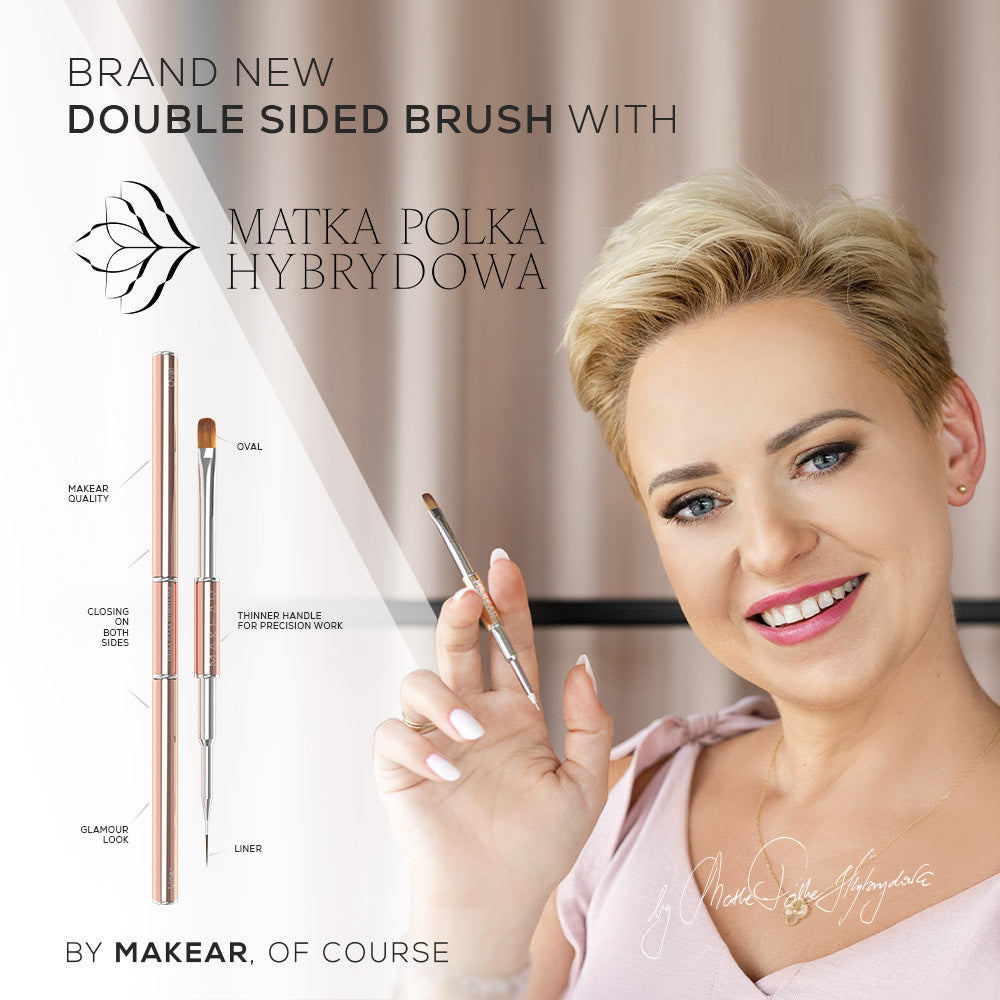 MAKEAR - Double-Sided Nail Styling Brush