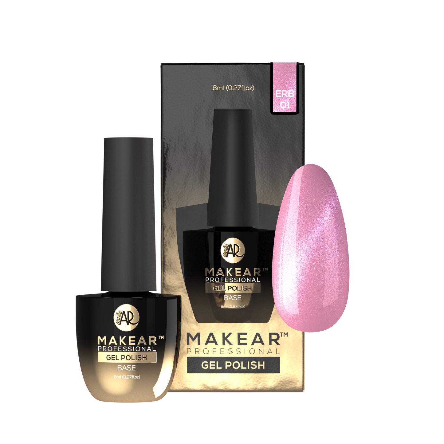 MAKEAR - Color Rubber Base Cat Eye ERB01 Babe- 8ml