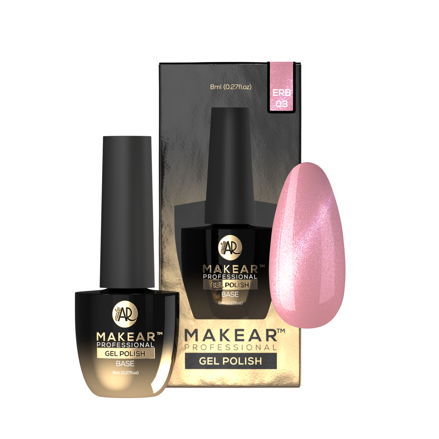 MAKEAR - Color Rubber Base Cat Eye ERB03 Darling - 8ml
