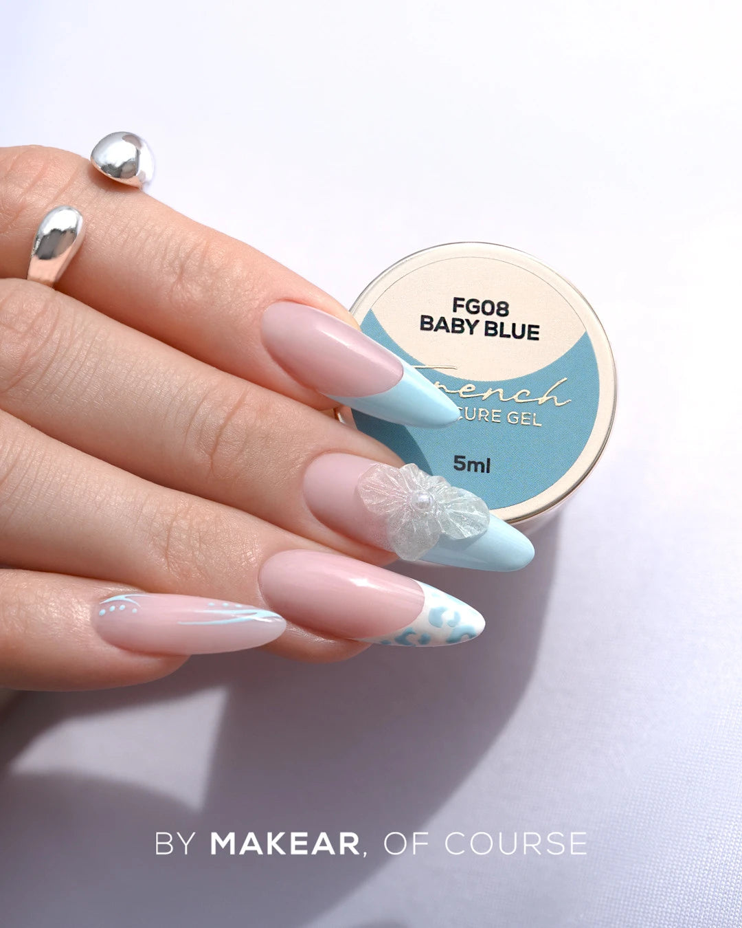 French Manicure Gel Baby Blue Makear FG08 - 5 ml
