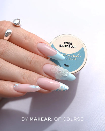 French Manicure Gel Baby Blue Makear FG08 - 5 ml