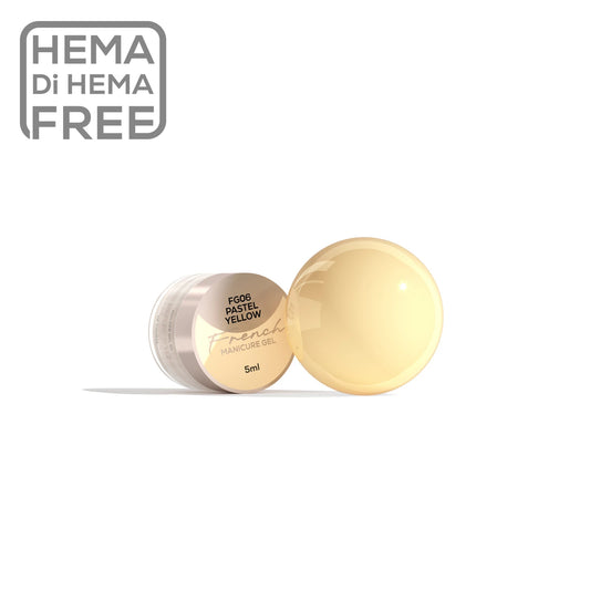 French Manicure Gel Pastel Yellow Makear FG06 - 5 ml