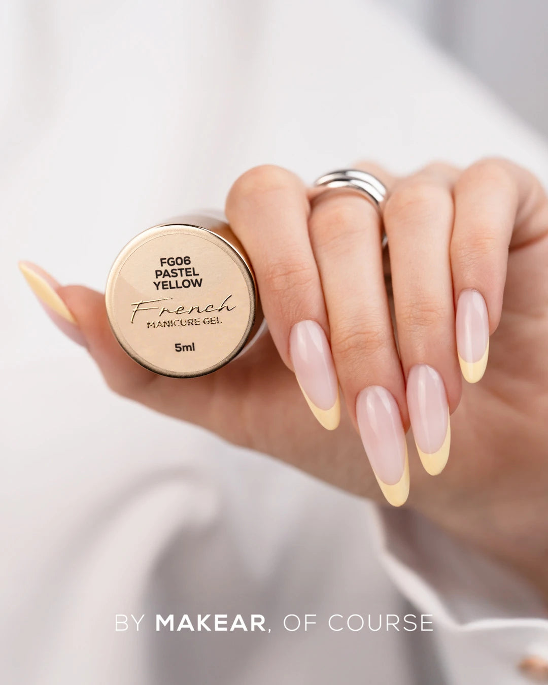 French Manicure Gel Pastel Yellow Makear FG06 - 5 ml