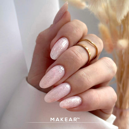 Gel UV Builder Makear GG20 Glitter Milky - Gel&Go