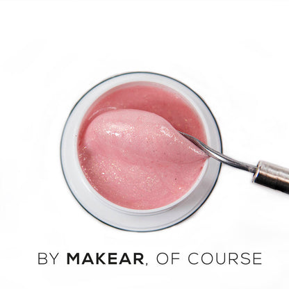 Gel UV Builder Makear GG21 Glitter Ice Pink - Gel&Go