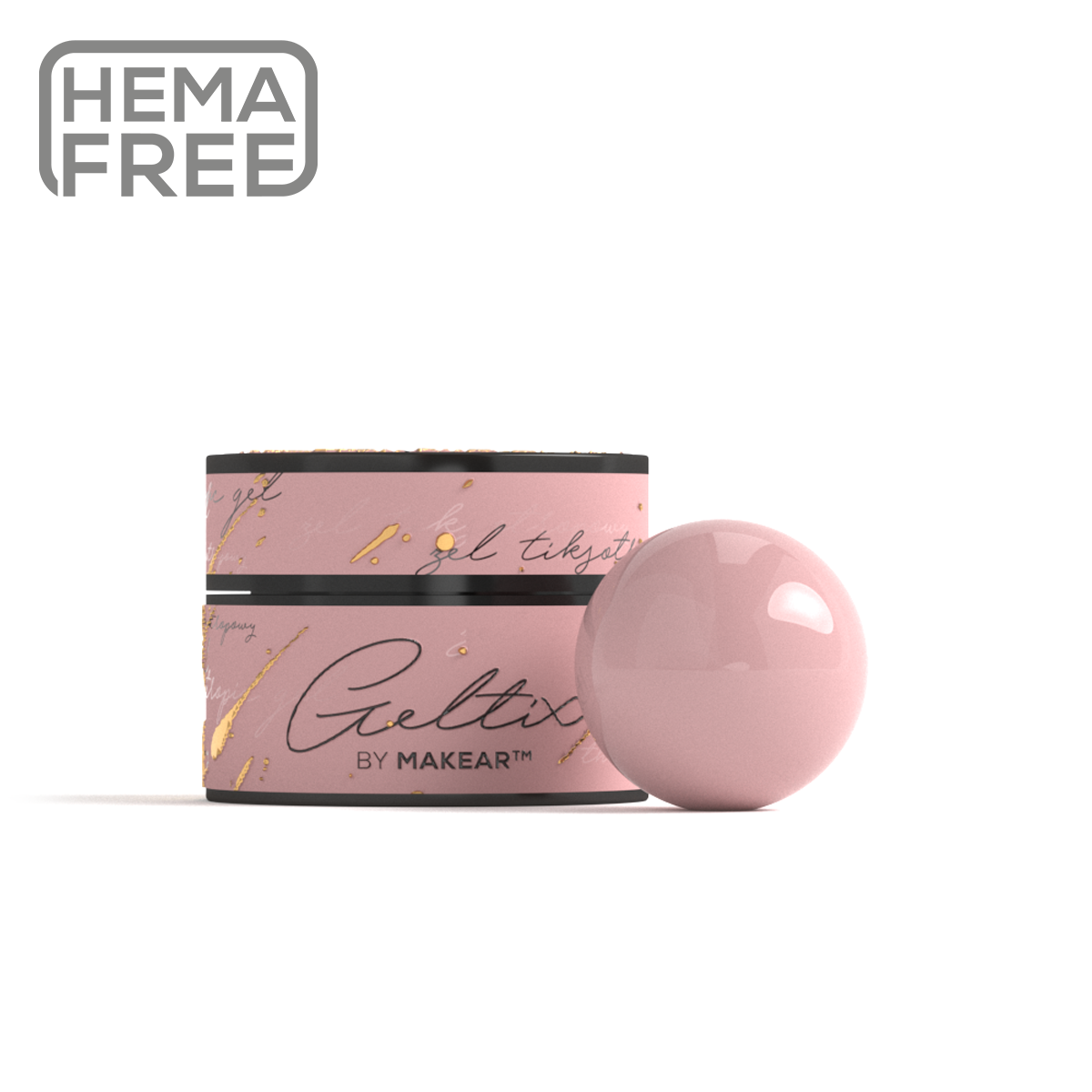 Gel UV Builder Makear GT03 Creamy Rose - Geltix