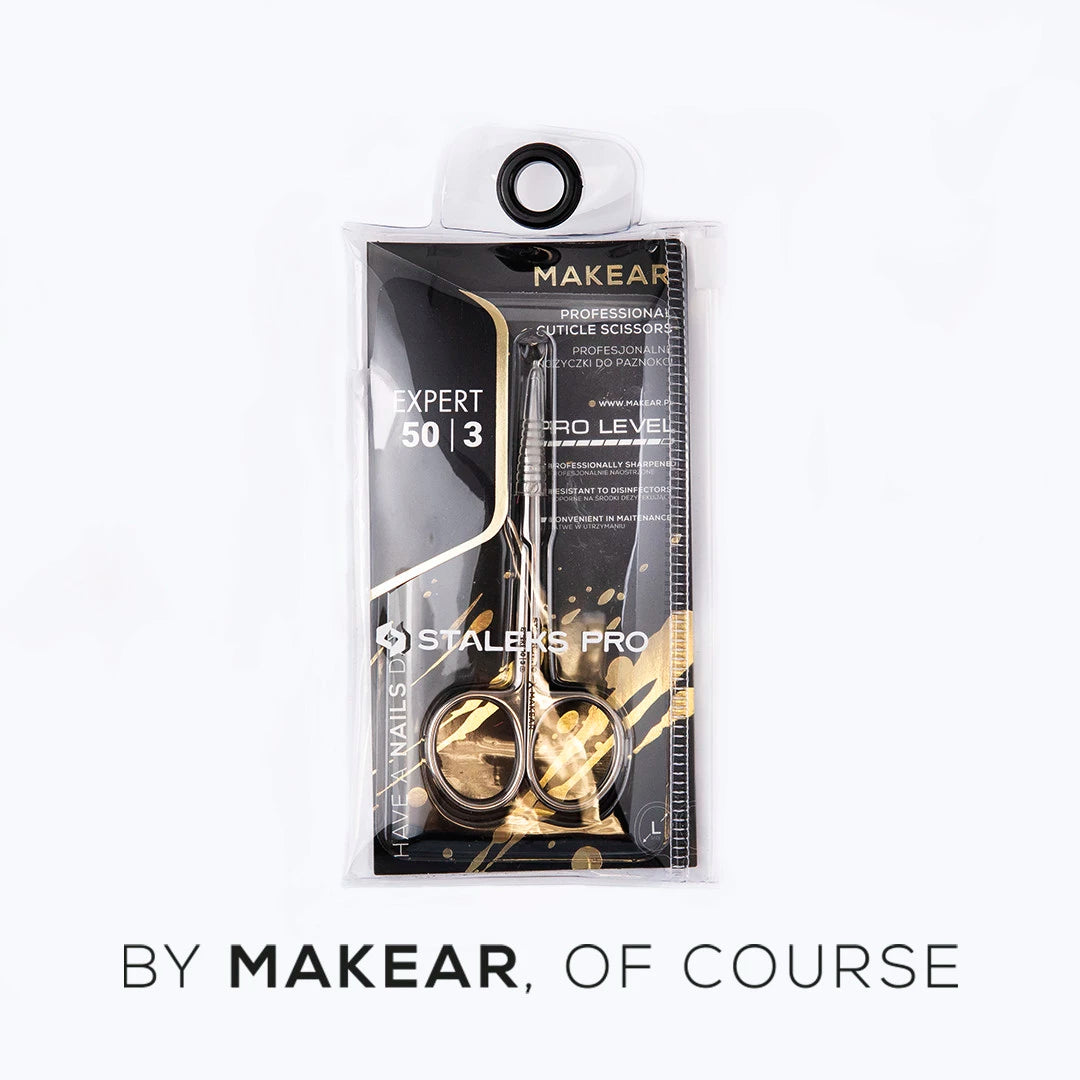 Makear - Forbicine Staleks PRO EXPERT 50 - Professional Cuticle Scissors SE-50/3