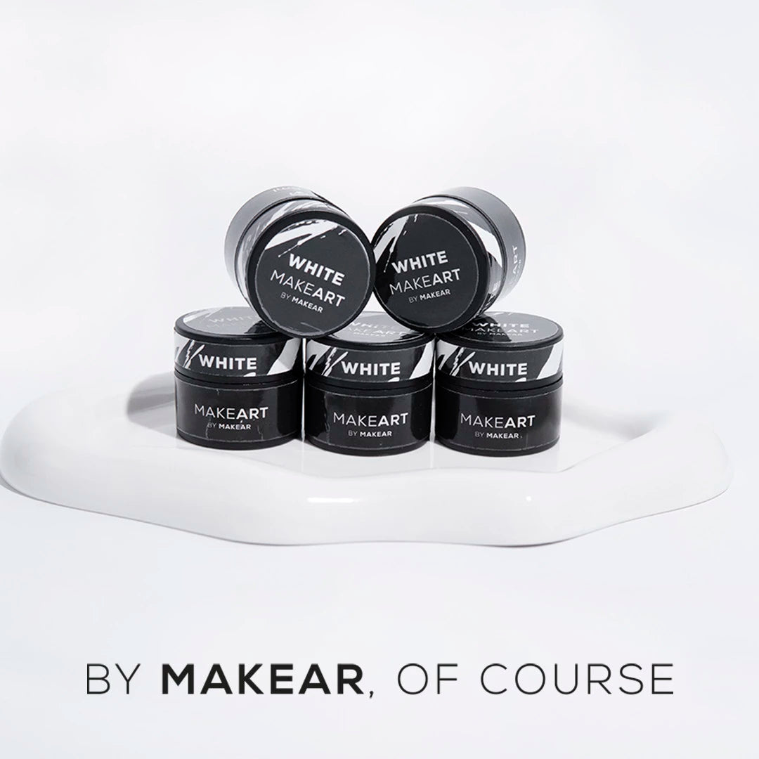 Makear - Makeart White - Nail Art Gel Bianco 5ml