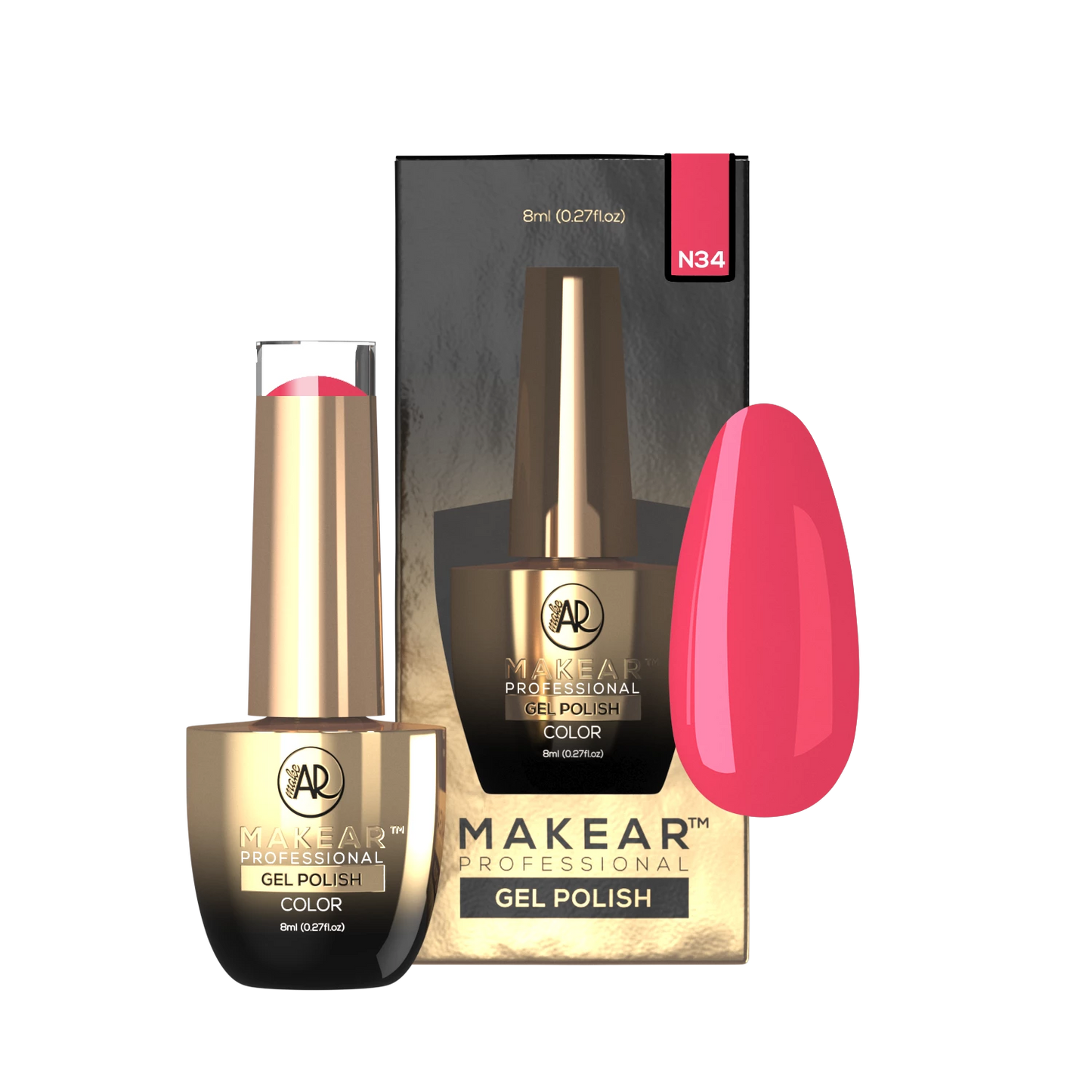 Makear - N34 - UV Gel Polish 8 ml.