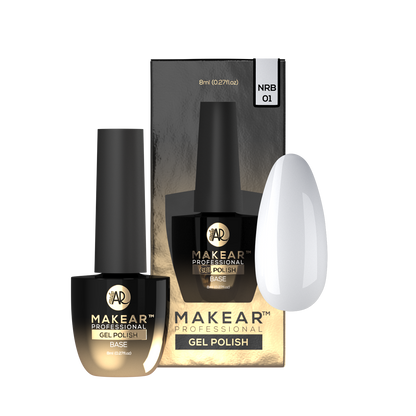 MAKEAR - Nude Rubber Base NRB01 White - 8ml