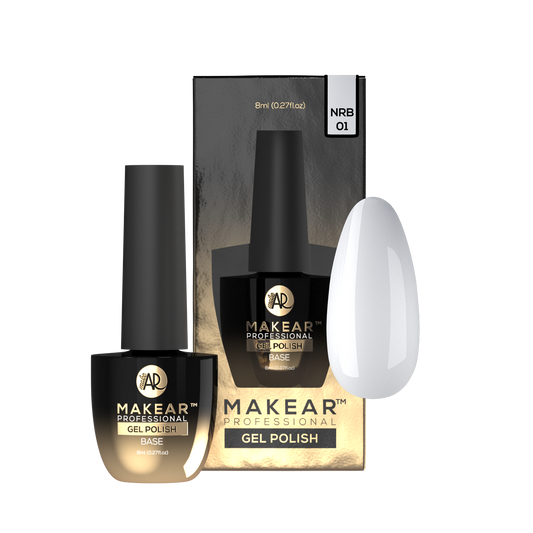Makear - Nude Rubber Base NRB01 White - 8ml