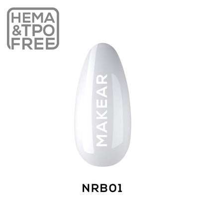 MAKEAR - Nude Rubber Base NRB01 White - 8ml